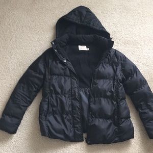 Faded Glory black winter coat size S